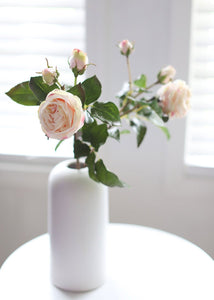 Blush Pink Artificial English Roses