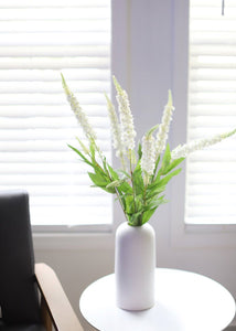 Cream White Fake Veronica Artificial Flower