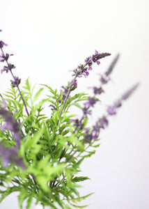 Indoor/Outdoor Lavender Wildflower Bush in Purple - 19"