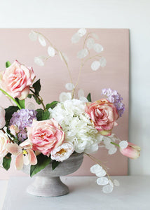 Fake Hydrangea Flower in White
