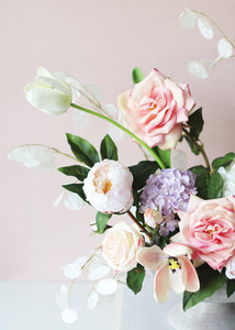 Foam Dutch Tulip Flower in White
