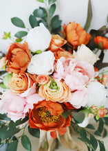 Load image into Gallery viewer, Silk Flower Peony in Pastel Pink - 23" Tall
