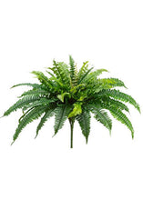Load image into Gallery viewer, Artificial Boston Fern Bush - 23&quot; Tall
