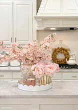 Load image into Gallery viewer, Pink Faux Cherry Blossom Flower Branch - 40"
