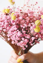 Load image into Gallery viewer, Pink Dried Floral Buttons
