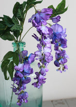 Load image into Gallery viewer, Artificial Wisteria in Purple - 38&quot;
