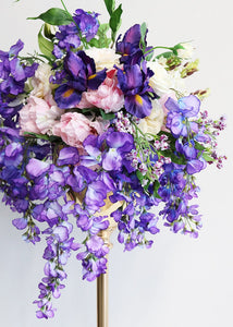 Artificial Wisteria in Purple - 38"