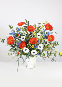 Artificial Eucalyptus Spray in Green Grey - 32" Tall