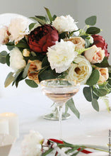 Load image into Gallery viewer, Faux Peony Flower in Burgundy - 30.5&quot; Tall
