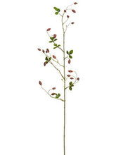 Load image into Gallery viewer, Artificial Fall Rosehip Berry Branch in Red - 40&quot;
