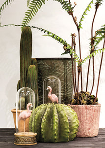 Fake Potted Plants Column Cactus in Pot - 26"