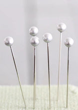 Load image into Gallery viewer, Pack of 144 - Pewter Silver LOMEY Corsage Pins - 2" Tall
