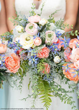 Load image into Gallery viewer, Artificial Tweedia Flowers in Blue
