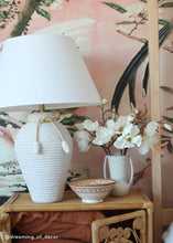 Load image into Gallery viewer, Farmhouse Ceramic Flower Vase with Handles - 7.75&quot; Tall
