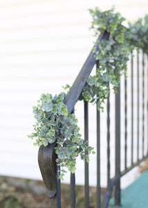 Indoor/Outdoor Artificial Eucalyptus Garland - 8'