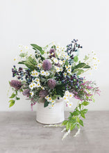 Load image into Gallery viewer, Lavender Artificial Thistle Wildflowers

