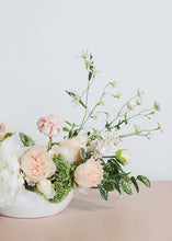 Load image into Gallery viewer, Cream Pink Artificial Buttercup Flowers
