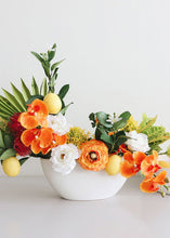 Load image into Gallery viewer, Artificial Phalaenopsis Orchids in Orange - 36&quot;
