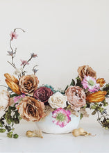 Load image into Gallery viewer, Artificial Flowers Rose in Eggshell Cream - 21.5&quot; Tall

