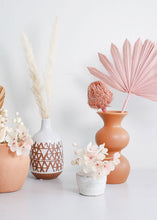 Load image into Gallery viewer, Distressed White Hari Ceramic Bud Vase - 3.5&quot; Tall
