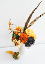 Load image into Gallery viewer, Fall Decor Fake Gourd in Autumn Yellow Orange - 7&quot; Tall x 3&quot; Wide
