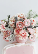 Load image into Gallery viewer, Pink Artificial Dahlia Flower
