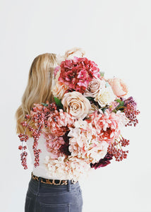 Dusty Pink Mum Artificial Flower