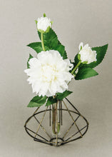 Load image into Gallery viewer, Cream Artificial Dahlia Flowers
