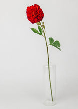 Load image into Gallery viewer, Artificial Dahlia Flower in Red - 18&quot;
