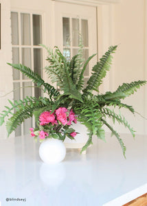 Artificial Boston Fern Bush - 23" Tall