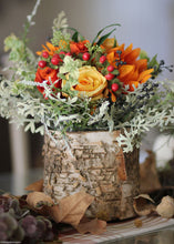 Load image into Gallery viewer, Birch Cylinder Vase Rustic Wedding Decorations - 5.5&quot; Tall
