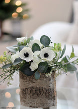 Load image into Gallery viewer, Artificial Silver Dollar Eucalyptus Bush in Grey Green - 9&quot; Tall
