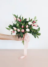 Load image into Gallery viewer, Artificial Seeded Eucalyptus Spray in Green Burgundy - 19&quot; Tall
