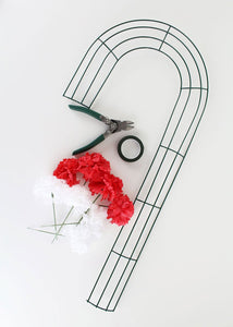 CASE OF 100 Red Carnation Silk Flower Picks - 5" Tall