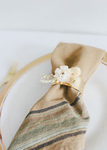 Load image into Gallery viewer, Gold Brass Cuff Corsage Bracelet - 1&quot; Wide

