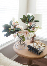 Load image into Gallery viewer, Artificial Magnolia Leaf Spray in Dark Green - 35&quot; Tall
