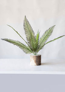 Indoor/Outdoor Fake Plants Fern Bush - 23"