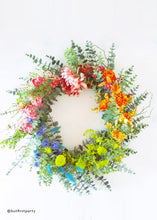 Load image into Gallery viewer, Large Outdoor Plastic Eucalyptus Leaf Wreath - 26&quot;
