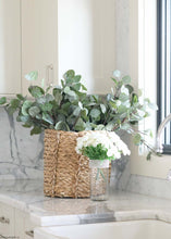 Load image into Gallery viewer, Mini White Cream Silk Ranunculus Bush - 10"
