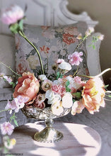 Load image into Gallery viewer, Mini Silk Ranunculus Bush in Pink Ivory - 10&quot;
