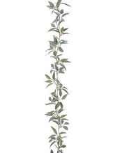 Load image into Gallery viewer, Artificial Flocked Seeded Eucalyptus Leaf Garland - 6&#39;
