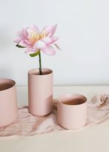 Load image into Gallery viewer, Mauve Pink Kendall Ceramic Floral Pot - 6.75" Tall
