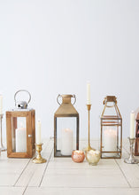 Load image into Gallery viewer, Gold Lantern - 13&quot; Tall
