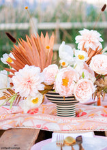 Load image into Gallery viewer, Blush Peach Dahlia Silk Flower - 19&quot;
