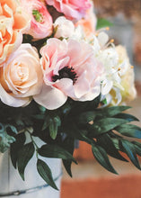 Load image into Gallery viewer, Anemone Silk Flower in Pink with Black Center - 17.5&quot;
