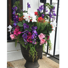 Load image into Gallery viewer, Silk Flowers Wisteria Bush in Purple - 31" Long
