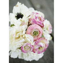 Load image into Gallery viewer, Silk Ranunculus in Pink Cream - 13"
