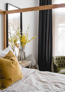 Artificial Forsythia Branch in Yellow - 55"