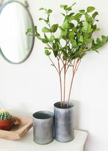 Load image into Gallery viewer, Metal Norah Vase - 7.25" Tall
