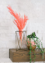 Load image into Gallery viewer, Geometric Metal Flower Vase - 8.5&quot; Tall
